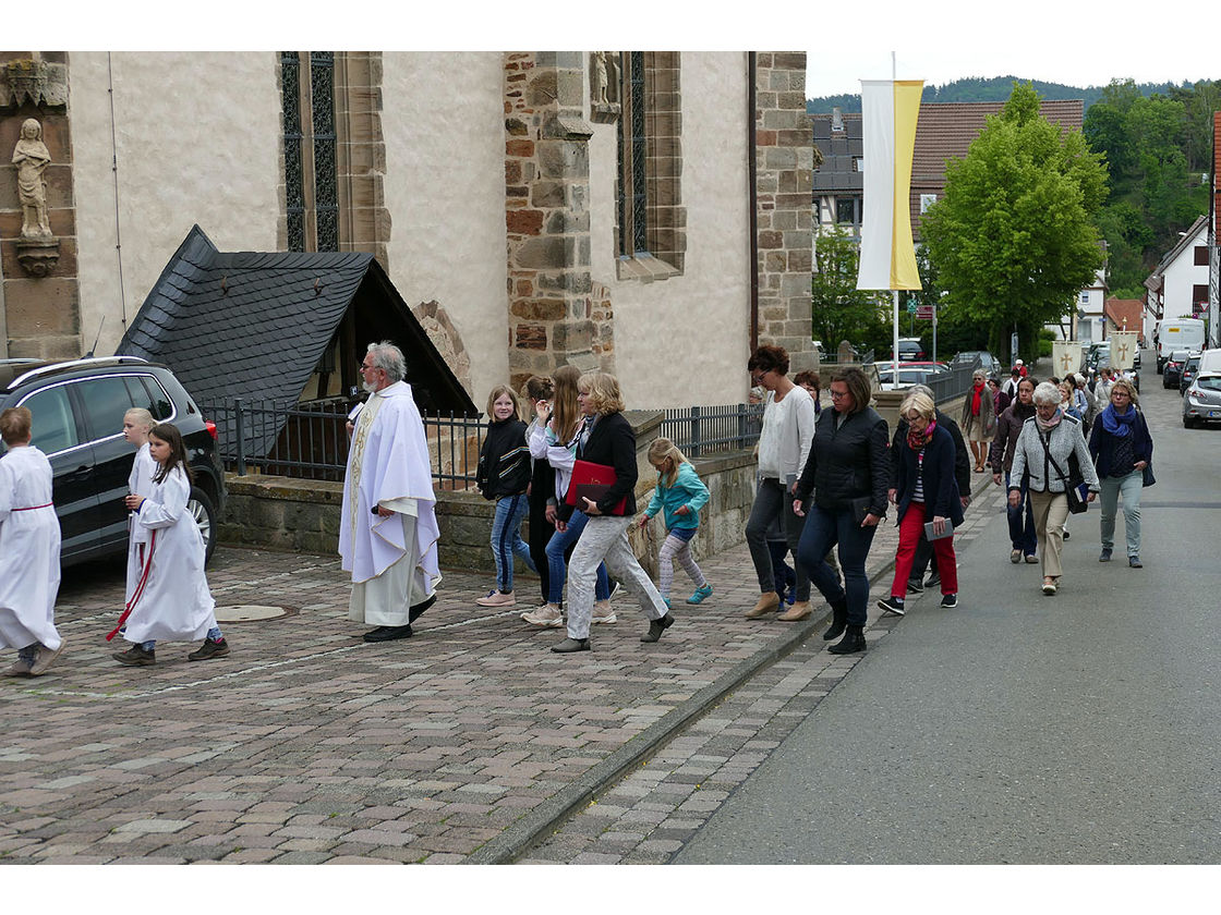 Bittprozession an Christi Himmelfahrt (Foto: Karl-Franz Thiede)